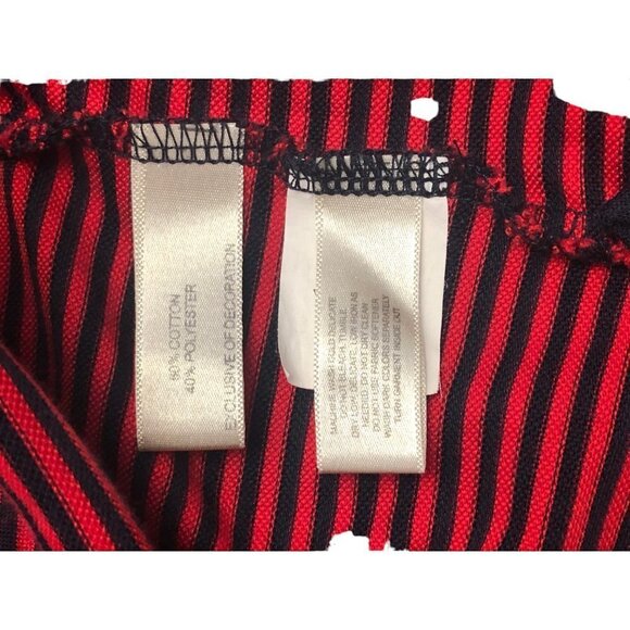 Cutter & Buck Men's Golf Polo Size Medium DryTec Red and Navy Blue EUC - Picture 6 of 6